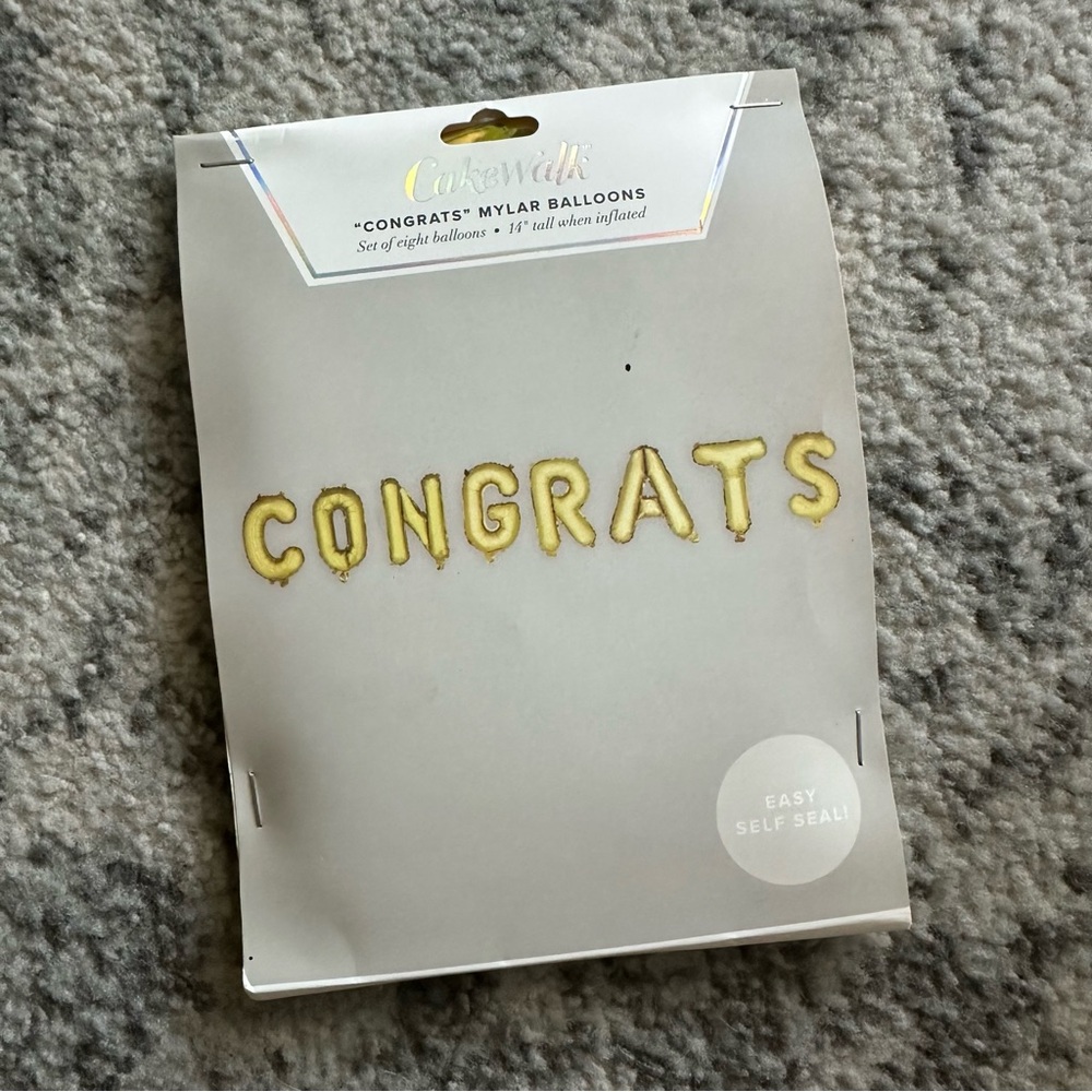 Congrats Mylar balloons
